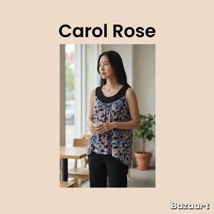 Carol Rose Women’s Sleeveless Blouse Size 1X